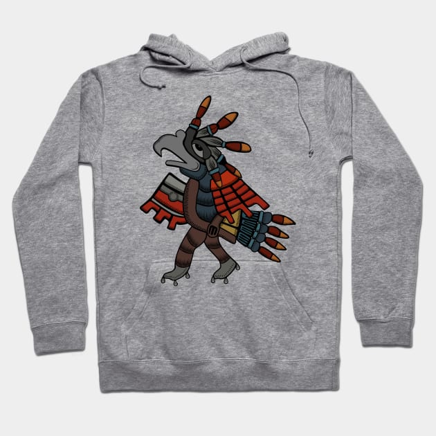 Aztec Eagle Hoodie by SunGraphicsLab